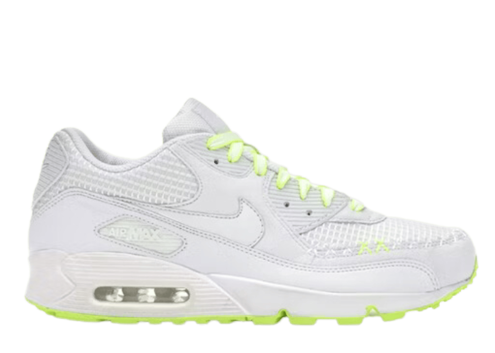 Nike Air Max 90 Kaws White Volt 346115 111 Raffles Where to Buy